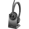 Poly Voyager 4320 - Voyager 4300 UC series - Headset - On-Ear - Bluetooth - kabellos, kabelgebunden - USB-C - Schwarz - Zoom Certified - Replaces Poly SKU 218479-01