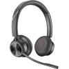 Poly Savi 7320-M Office - 7300 Office Series - Headset - On-Ear - DECT - kabellos - Schwarz - Zertifiziert für Microsoft Teams - Replaces Poly SKU 215201-05