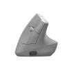 Logitech MX Vertical - Vertikale Maus - ergonomisch - optisch - 6 Tasten - kabellos, kabelgebunden - Bluetooth, 2.4 GHz - kabelloser Empfänger (USB) - Graphite