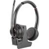 Poly Savi 8220-M Office - Savi 8200 series - Headset - On-Ear - DECT / Bluetooth - kabellos - Schwarz - Zertifiziert für Microsoft Teams - Replaces Poly SKU 207326-02