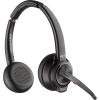 Poly Savi 8220 - Savi 8200 series - Headset - On-Ear - DECT / Bluetooth - kabellos - Adapter USB-A via Bluetooth - Schwarz - Zoom Certified, UC-zertifiziert - Replaces Poly SKU 209215-02