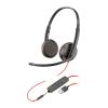 Poly Blackwire C3225 - Blackwire 3200 Series - Headset - On-Ear - kabelgebunden - 3,5 mm Stecker - Schwarz - Skype-zertifiziert, Cisco Jabber Certified, Avaya Certified - Replaces Poly SKU 211058-01